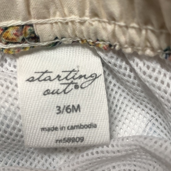 Starting Out NWT Pineapple Ivory Boy Swim Trunks - Picture 5 of 5